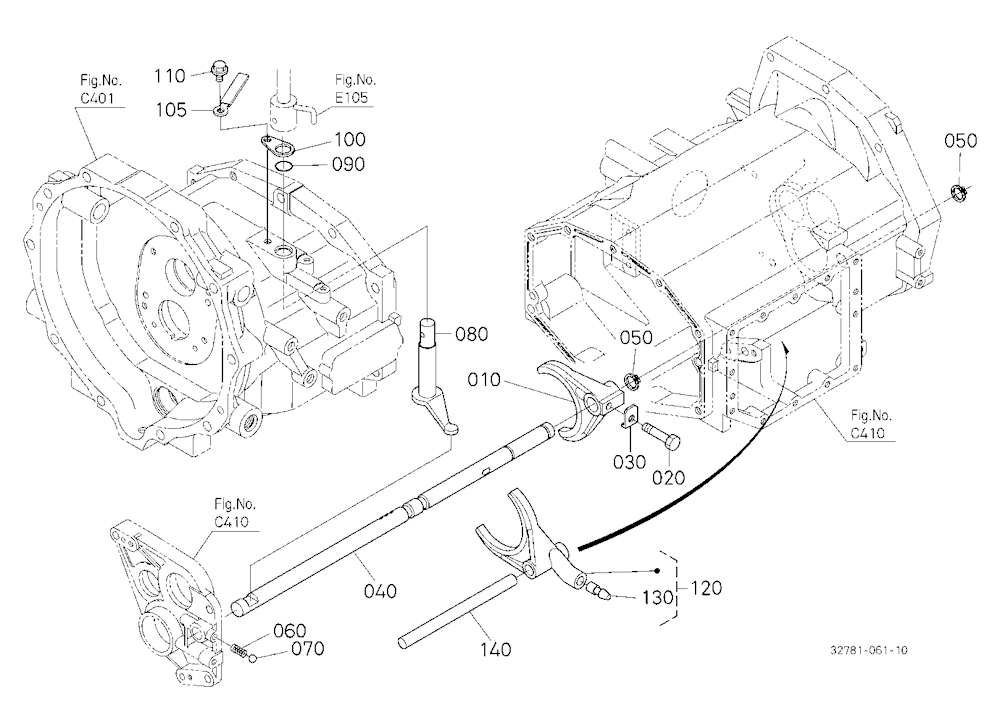 Shuttle Shift Fork