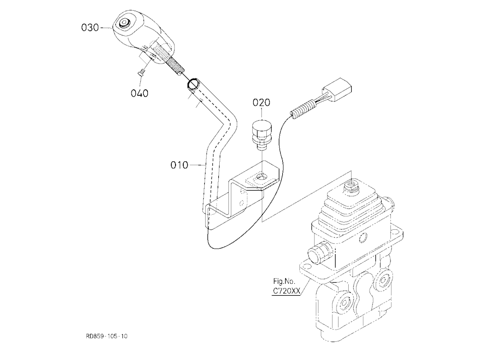 Control Lever (Blade) [Except Angle Blade Type]