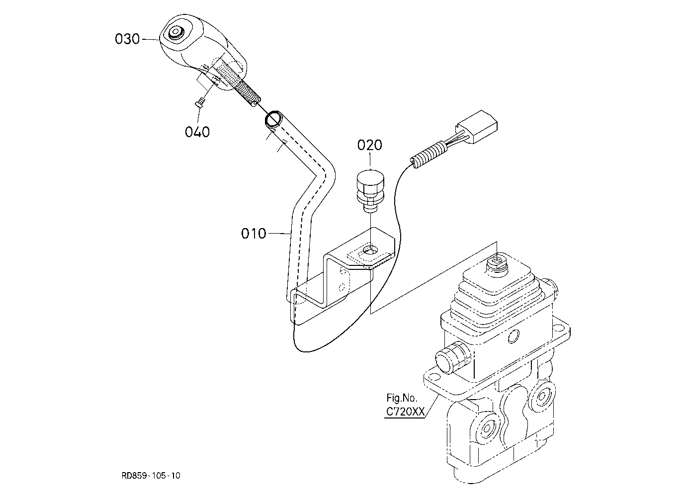 Control Lever (Blade) [Except Angle Blade Type]