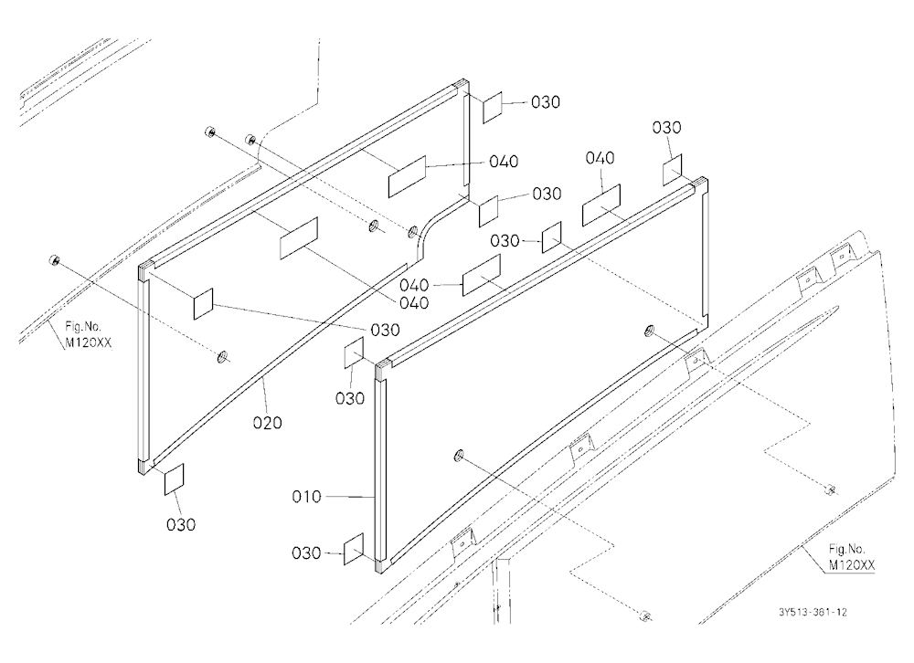 Hood (Bonnet) (Sound Absorber/Insulator) [New]