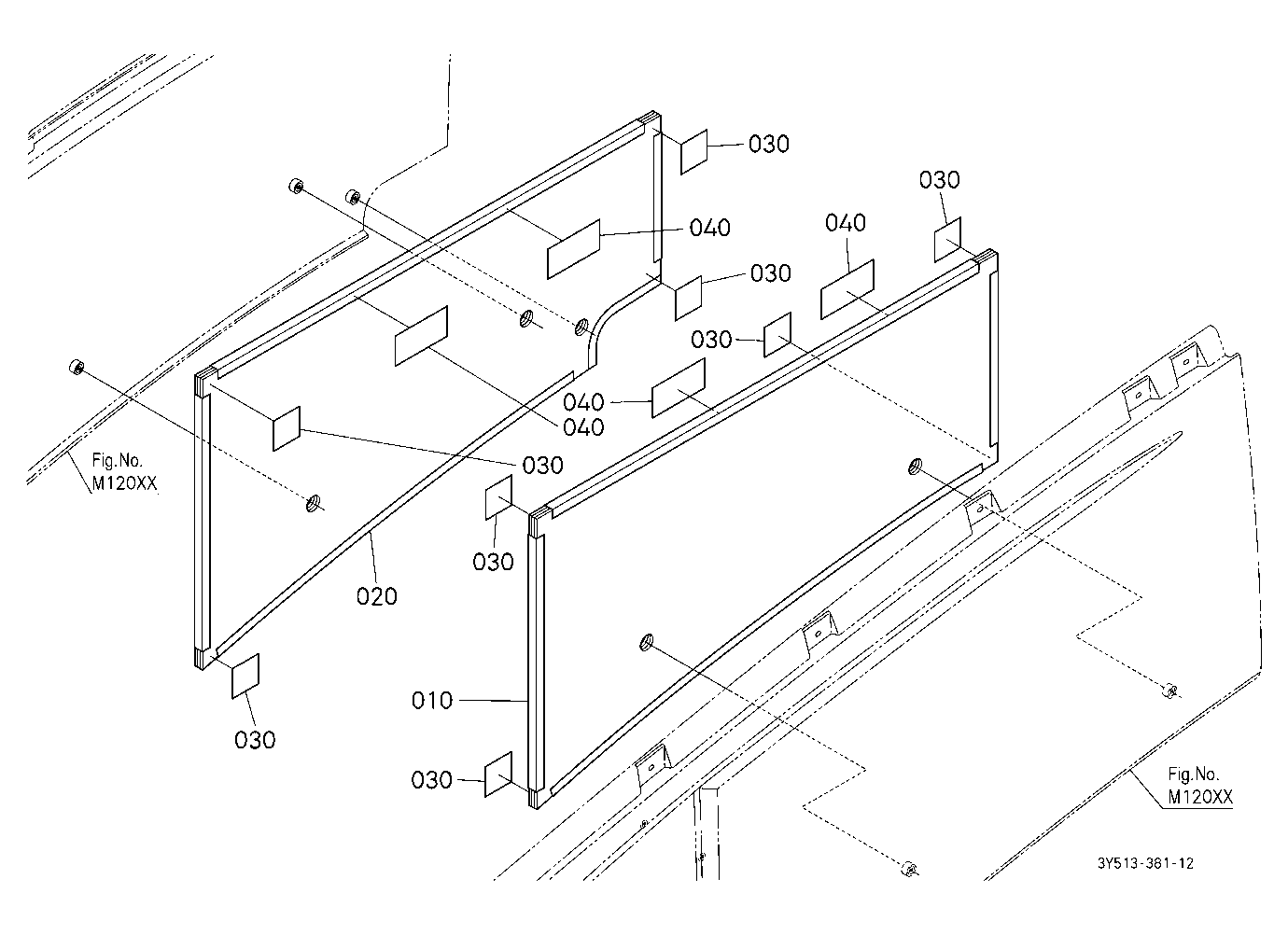 Hood (Bonnet) (Sound Absorber/Insulator) [New]