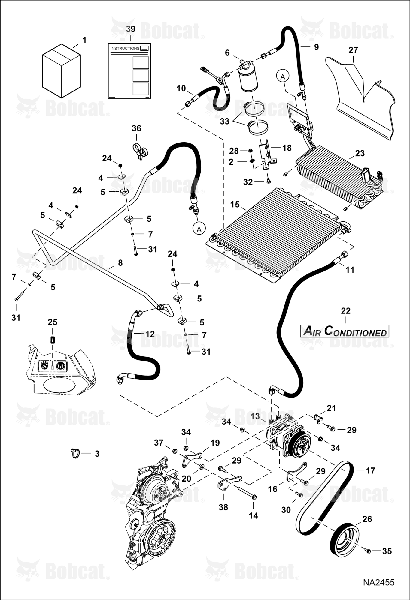 Heater & A/C (A/C Kit) (Metal Housing)