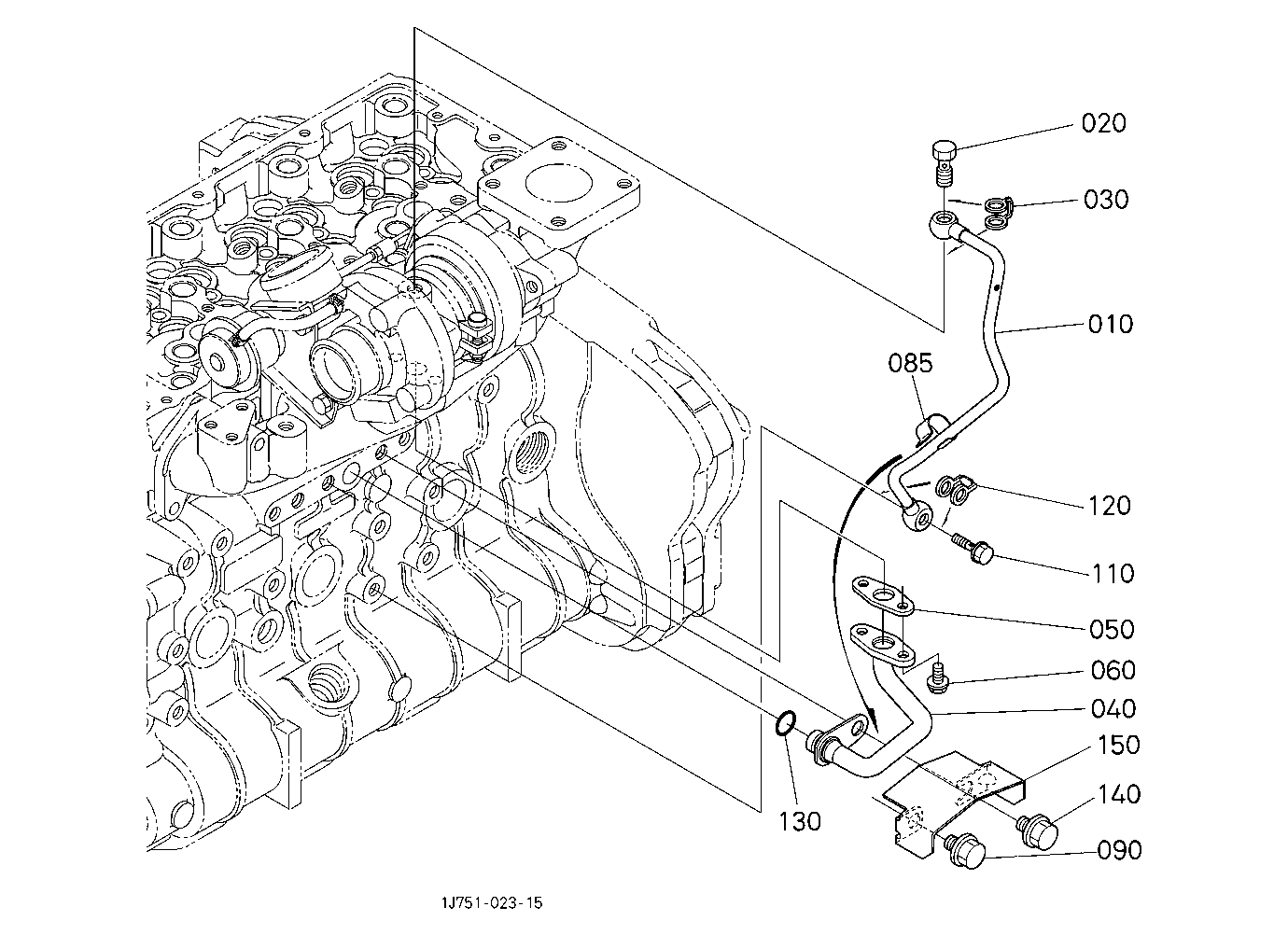 Oil Pipe (Turbo Charger) [New]