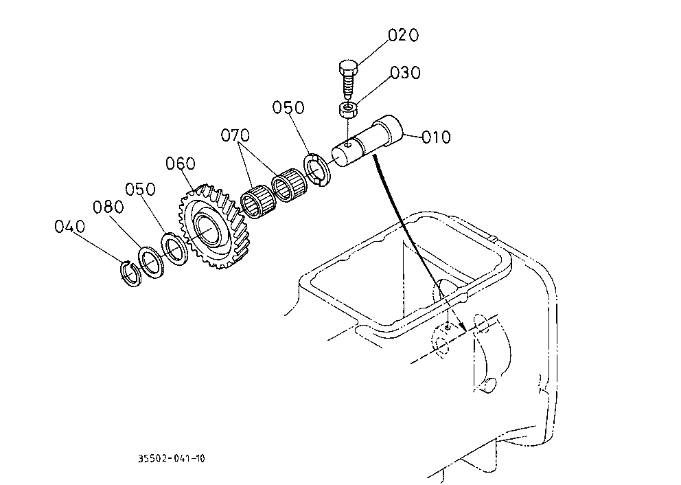 Back Idle Shaft