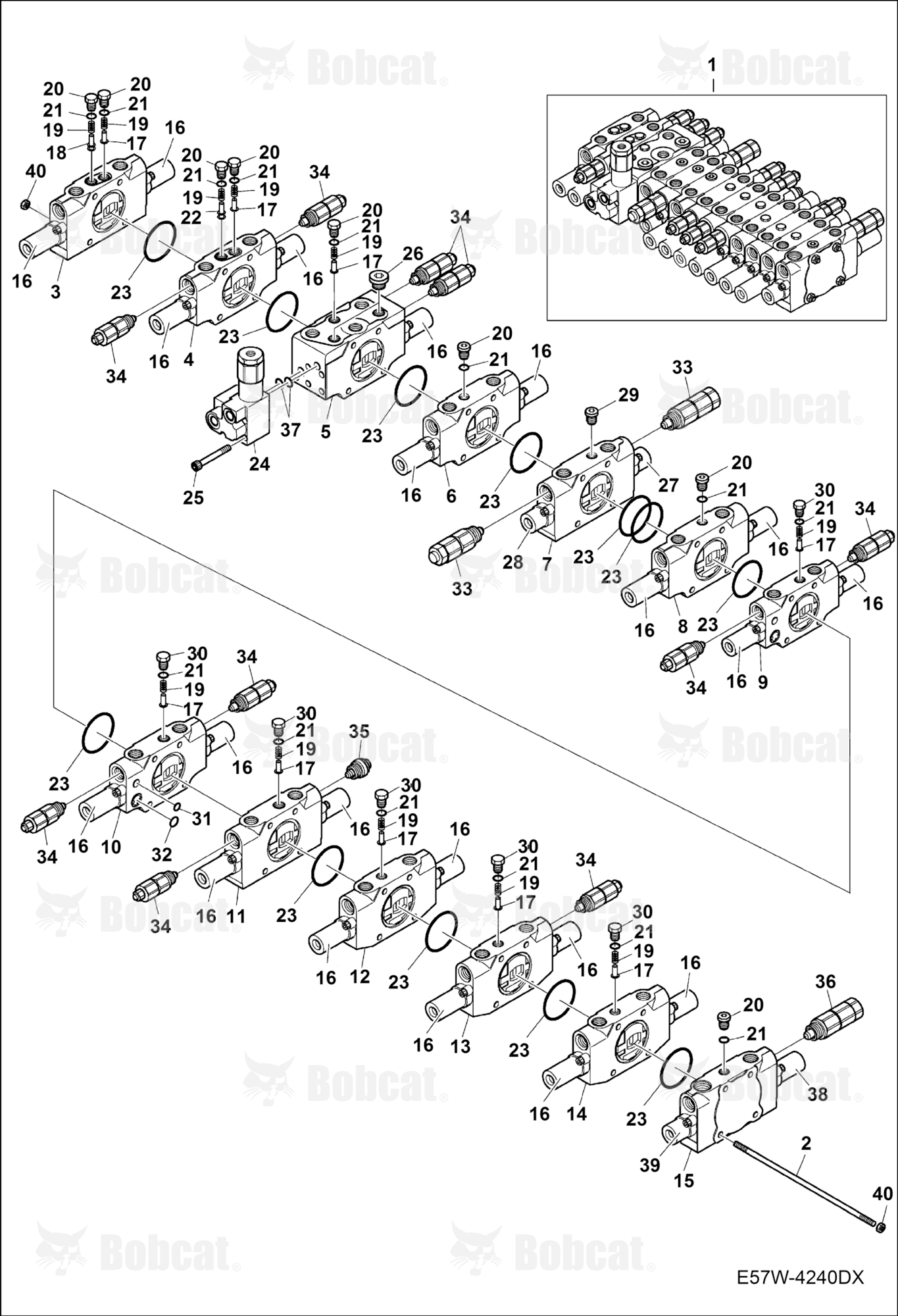 Control Valve (Boom Swing/Rotating)