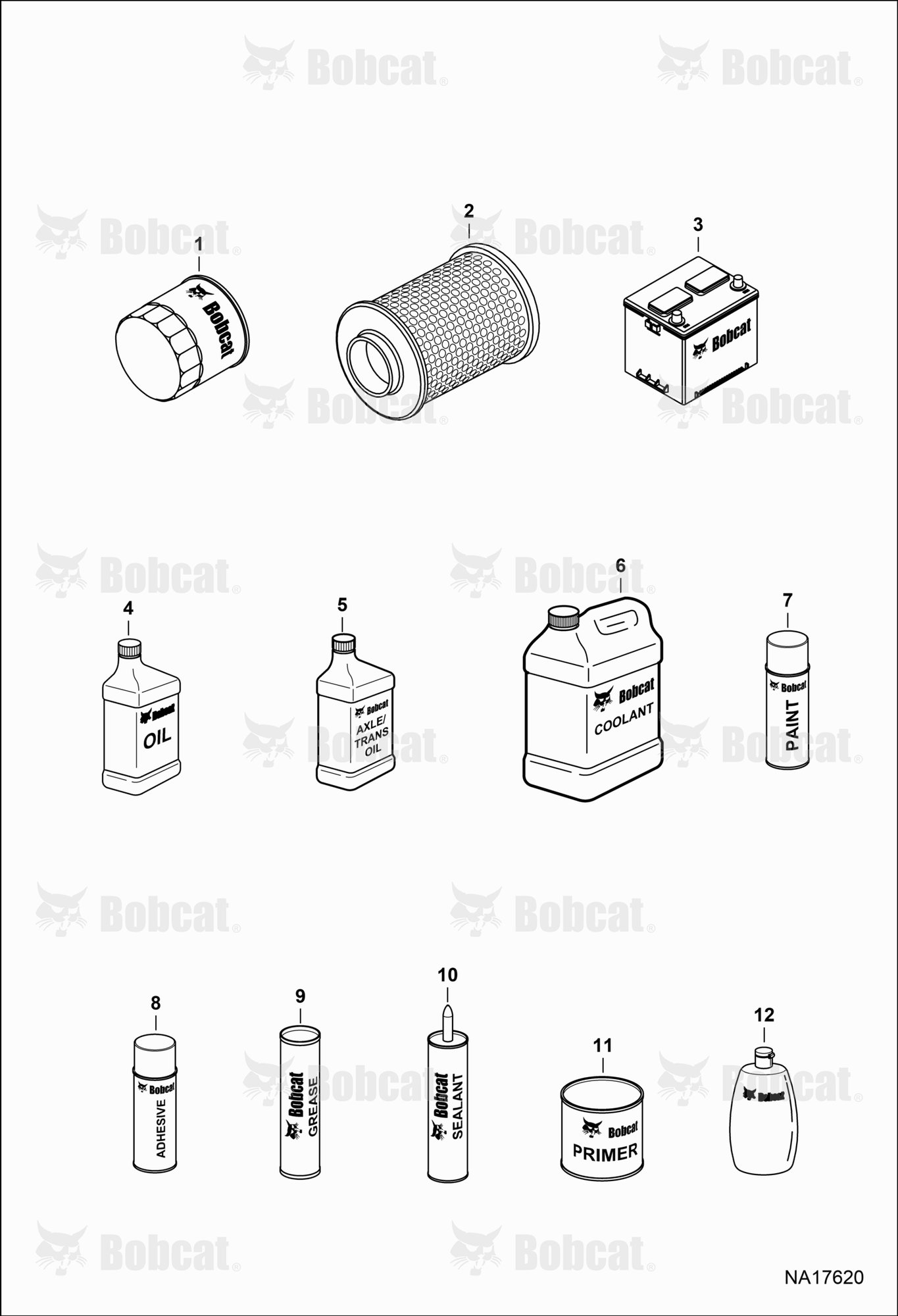 Maintenance Items (Service Parts)
