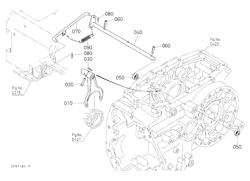 Differential Lock Shift Fork