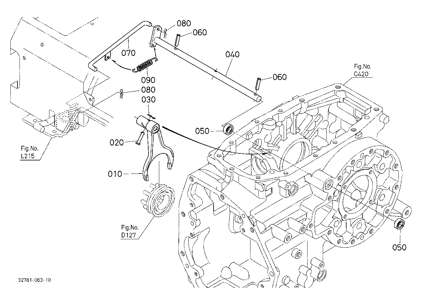 Differential Lock Shift Fork