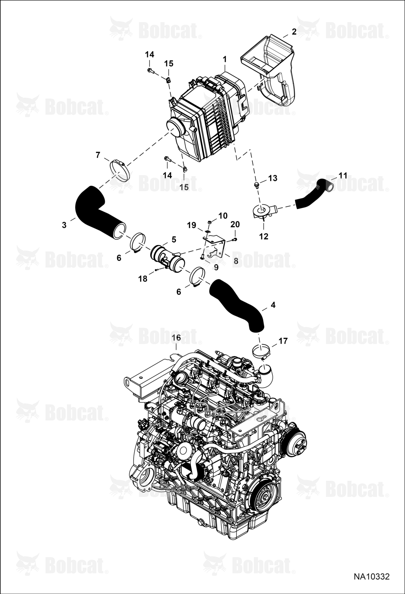 Engine & Attaching Parts (Air Cleaner)