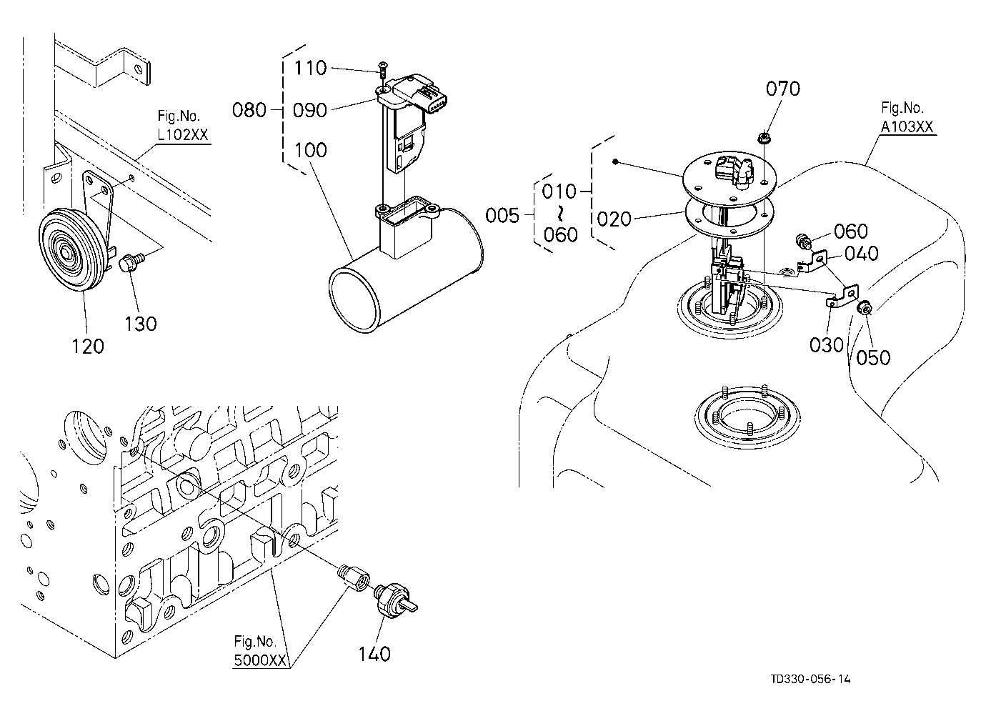 Switch/Sensor (Horn/Fuel/Inlet Pipe)