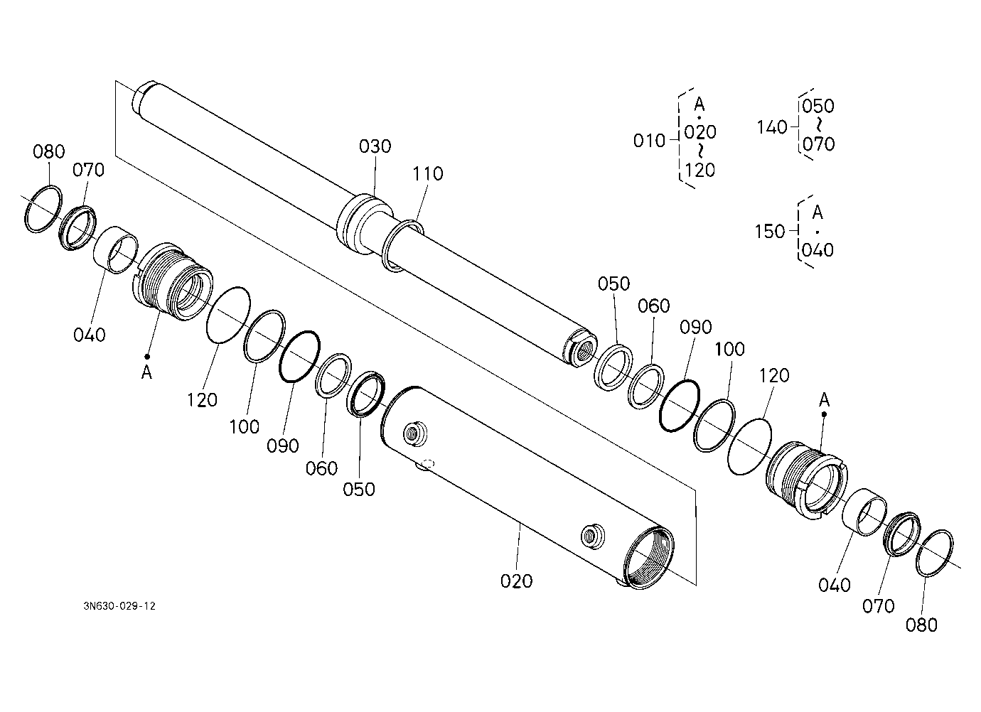 Steering Cylinder [Component Parts]