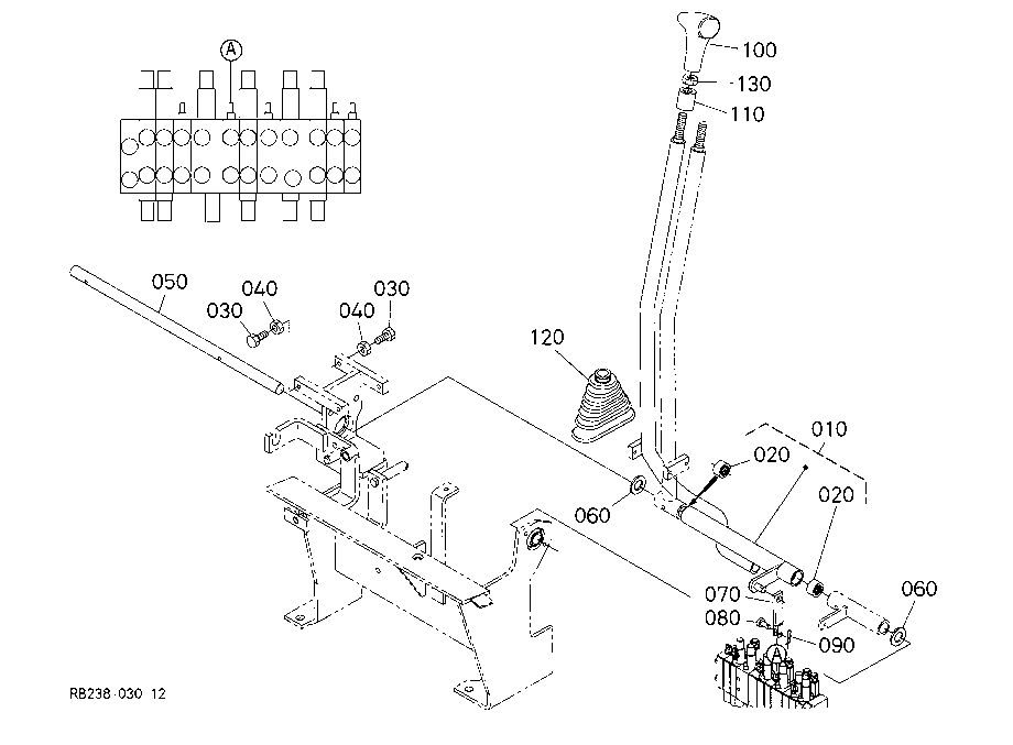 Control Lever (Travel Rh)