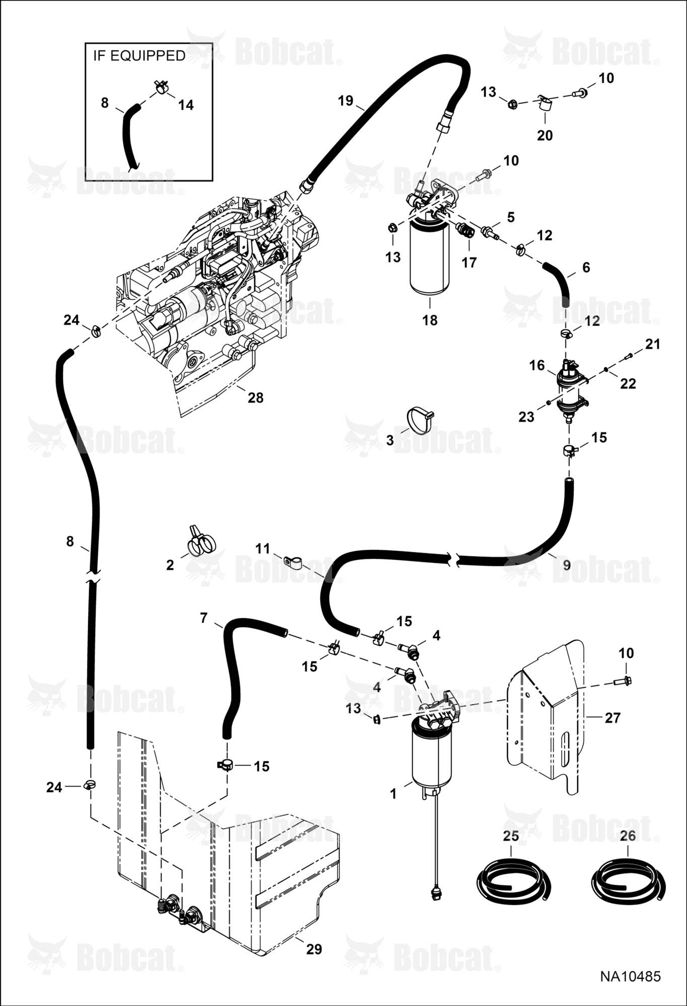 Engine & Attaching Parts (Fuel Delivery System)