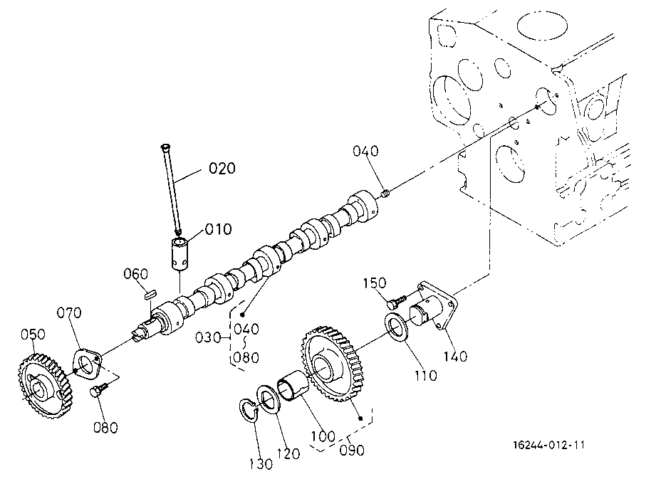 Camshaft And Idle Gear Shaft