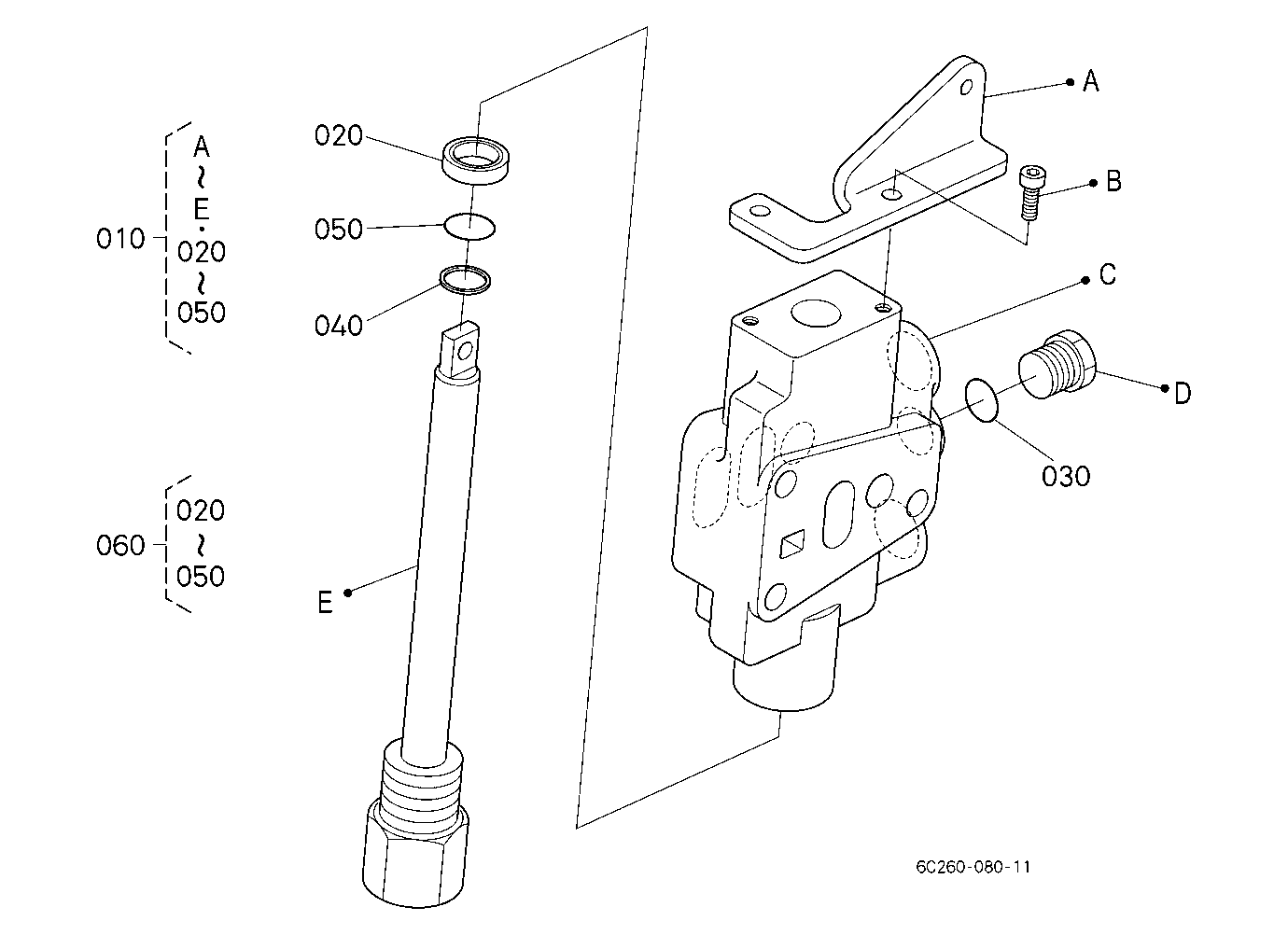 Auxiliary Control Valve [Component Parts] [Option]