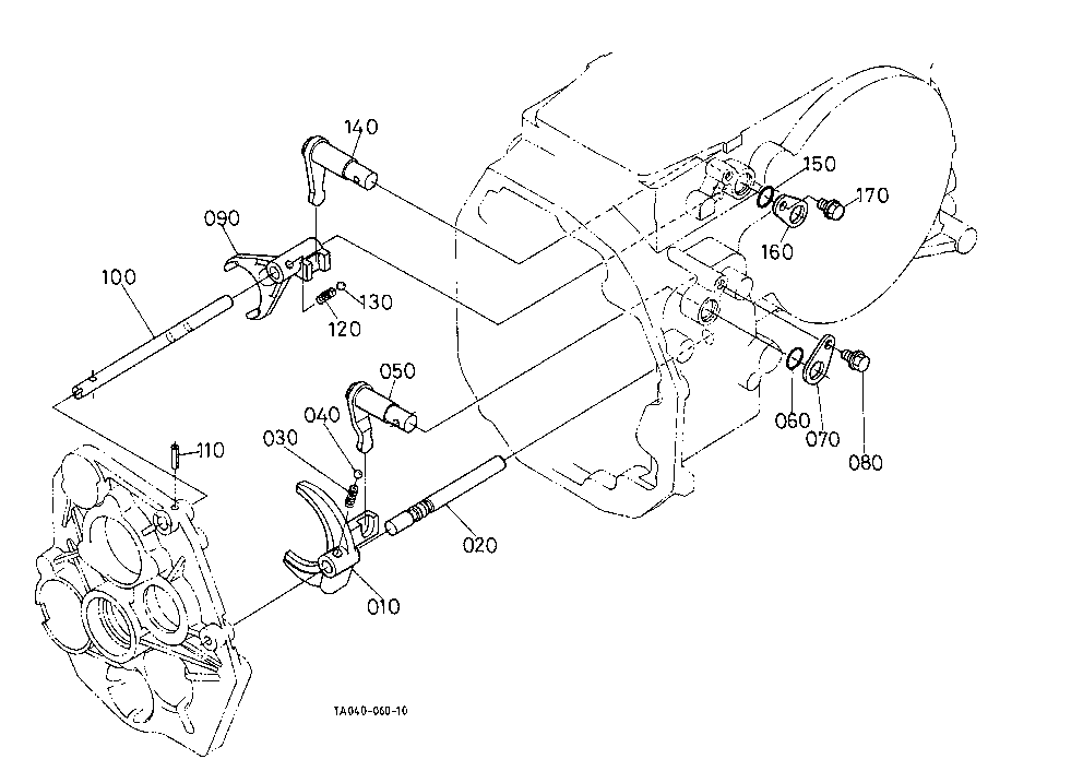 Range Gear Shift Fork And Creep Gear Shift Fork [M