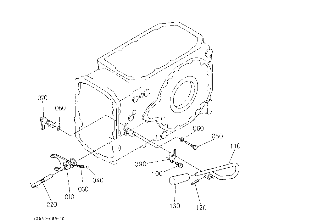 Front Wheel Drive Lever