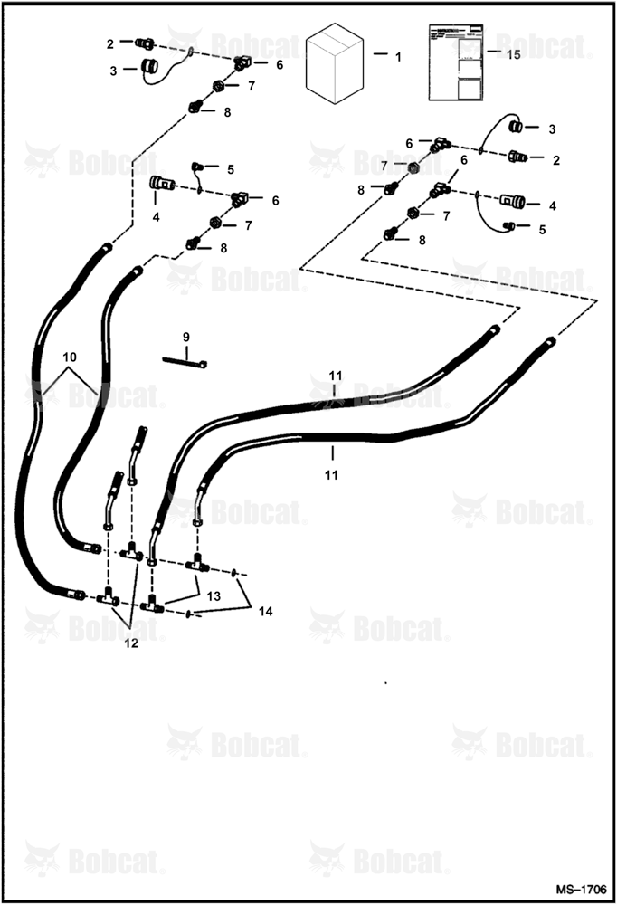 Rear Auxiliary (High Horsepower Hydraulics) 512814999 & Below