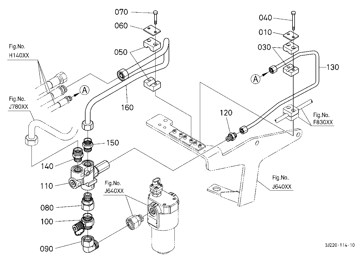 Hydraulic Oil Line (Steering Valve)
