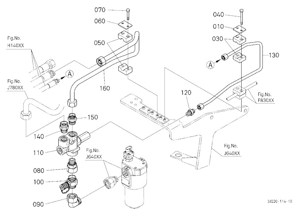 Hydraulic Oil Line (Steering Valve)