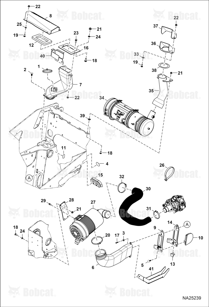 Engine & Attaching Parts (Air Cleaner) (Air Intake) (Exhaust)