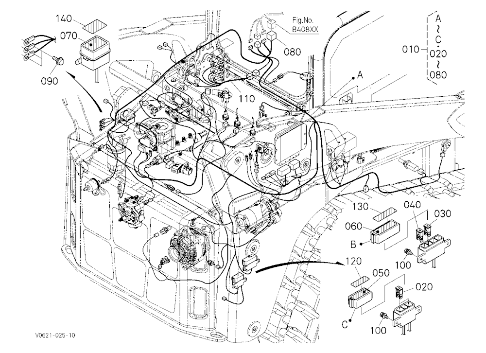 Wire Harness(Engine)[Except High Flow[Hydraulic Hi