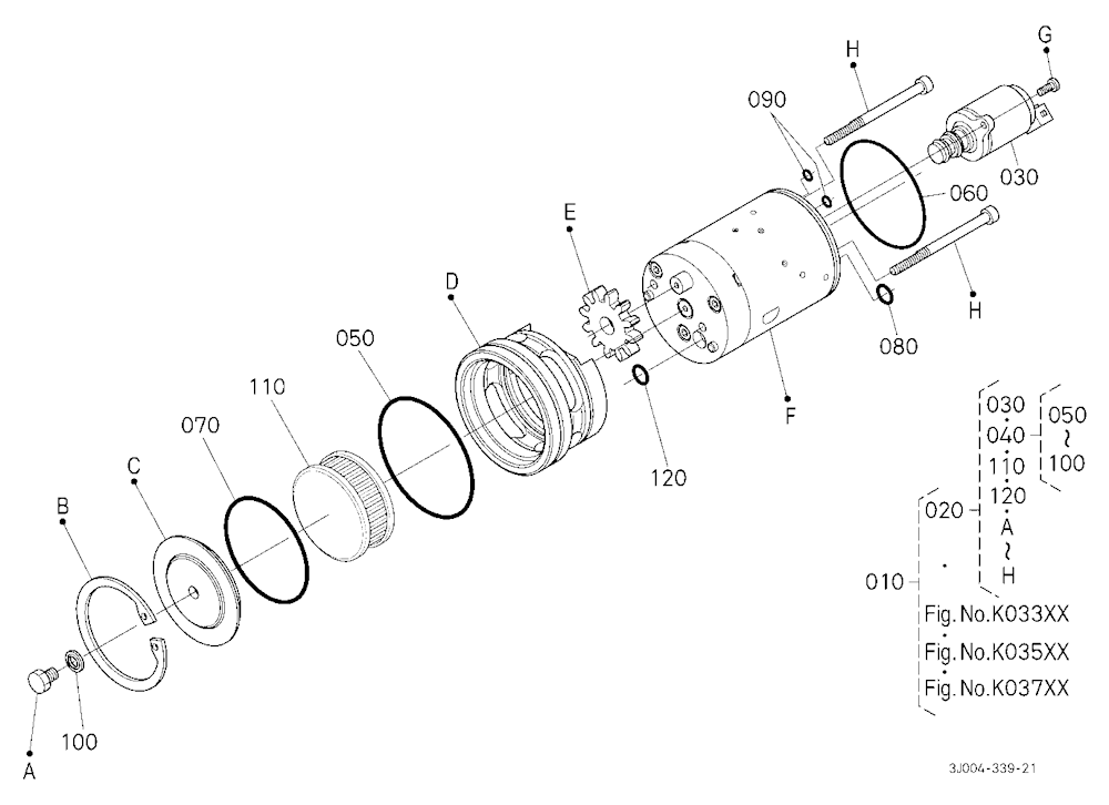 Pto Gear Case (Pump) [Component Parts] [With Front