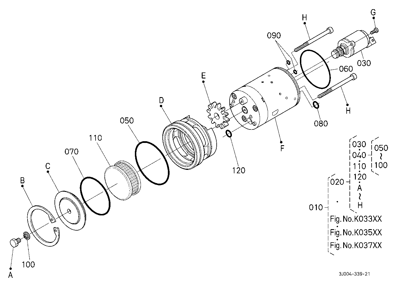 Pto Gear Case (Pump) [Component Parts] [With Front