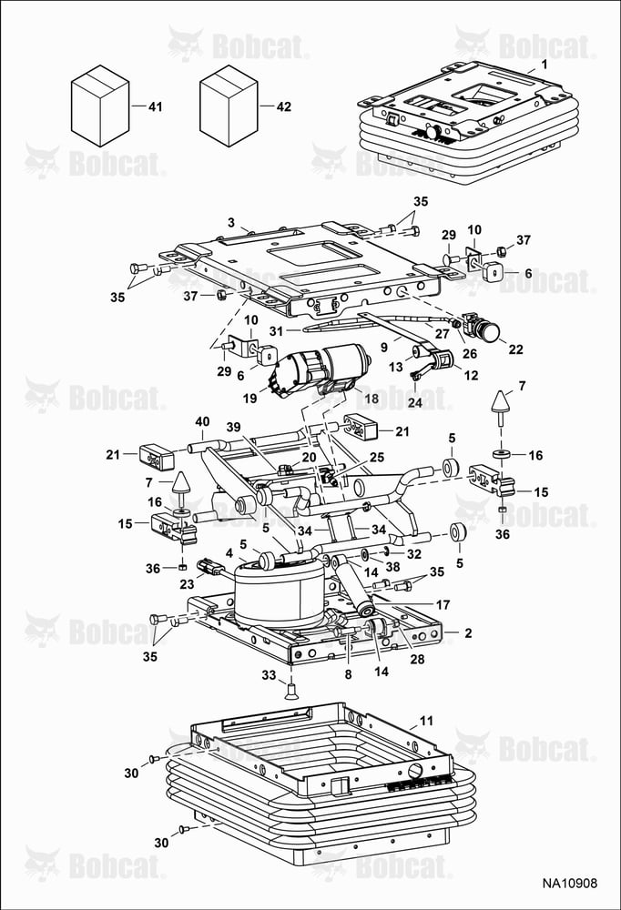Seats (Basic) (Air Suspension) (Suspension Assembly)