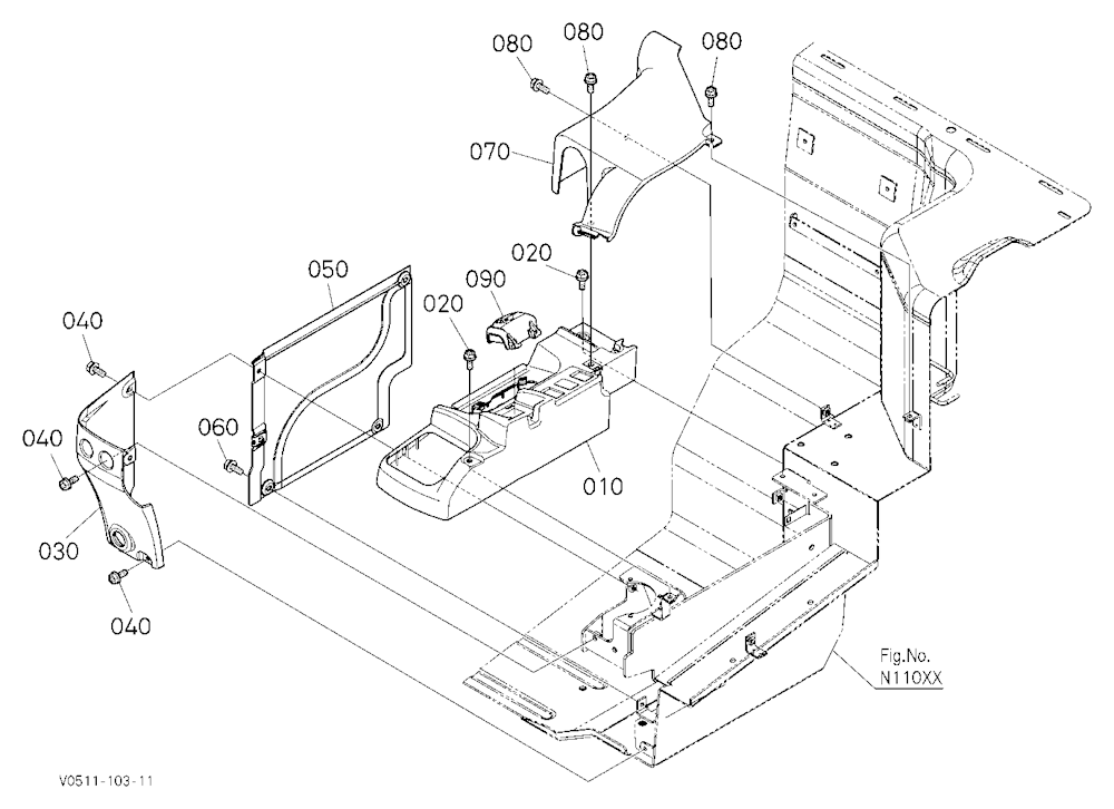 Cover (Lh) (Hydraulic)