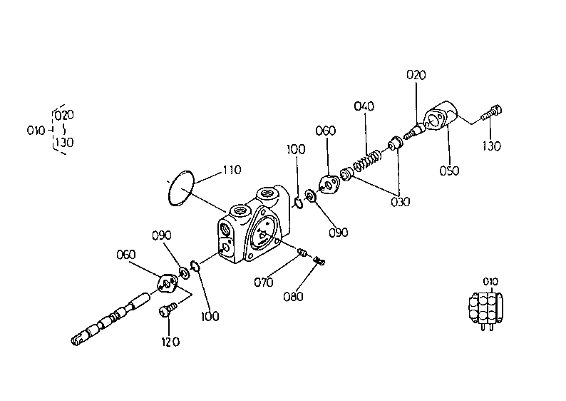 Control Valve (1) Spool Section (1)