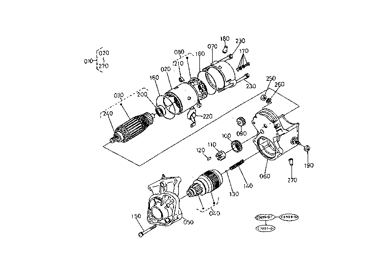 Starter [Component Parts](Not For Reman Unit)