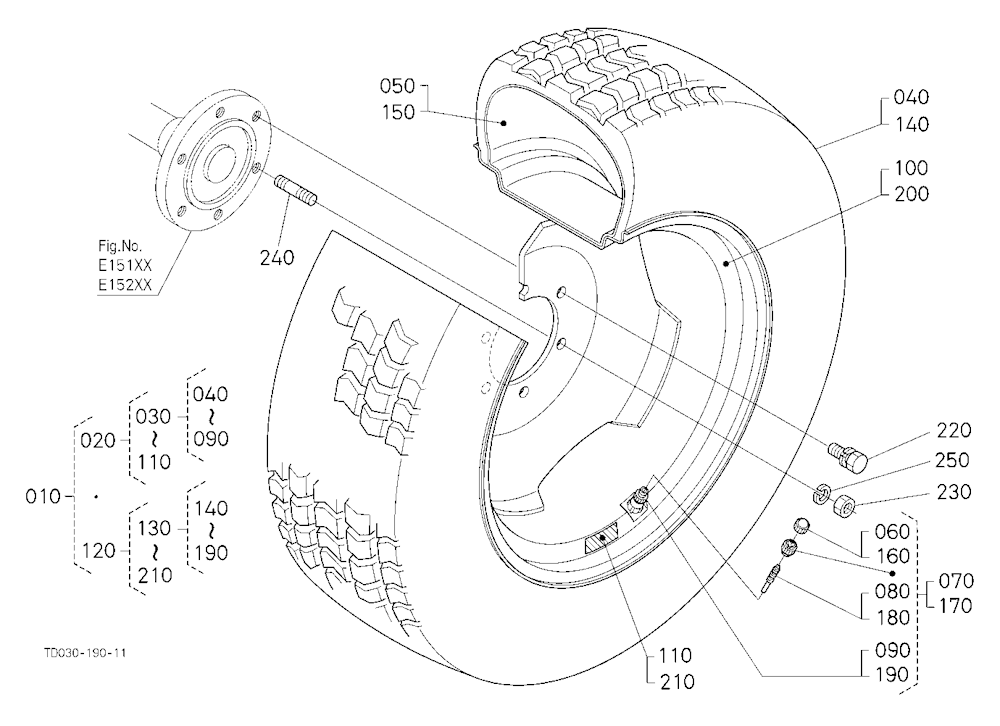 Rear Wheel (355/80-D20)