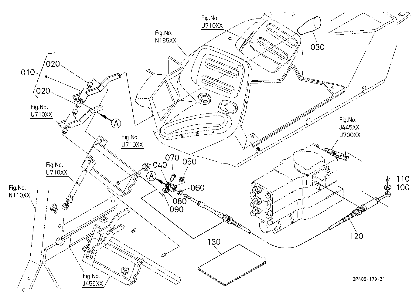 Auxiliary Control Valve Lever Kit (4Th) [Option]