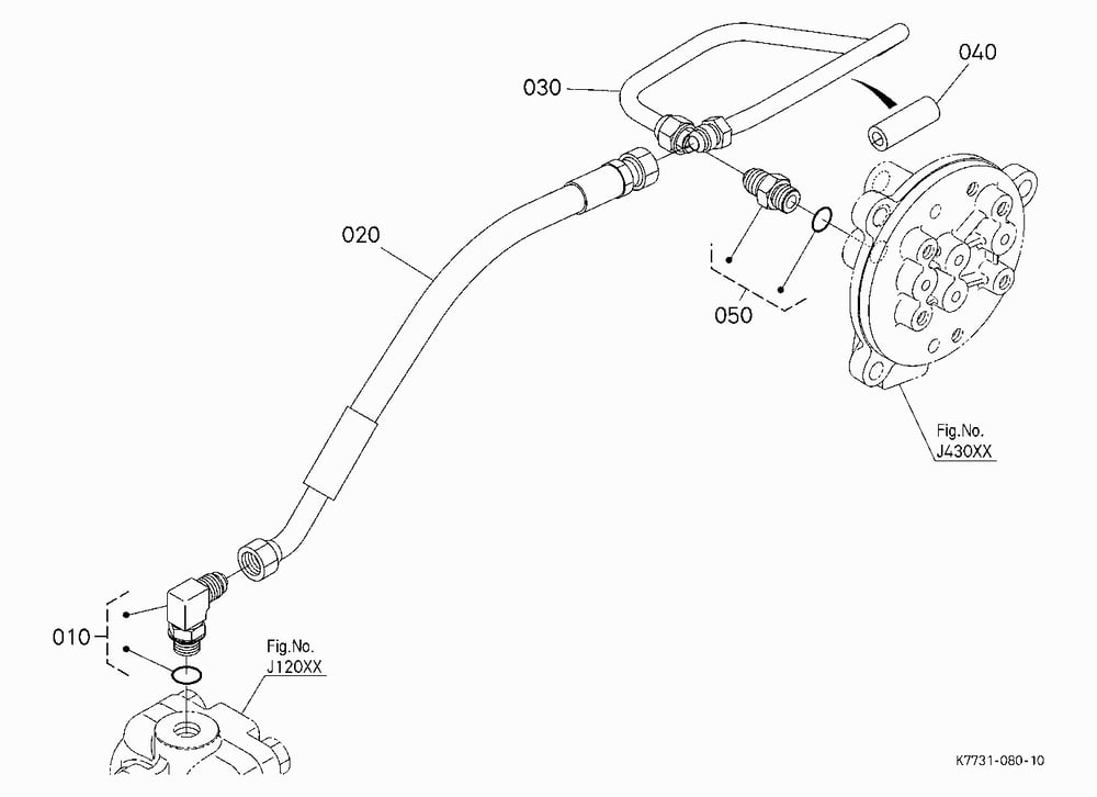 HYDRAULIC OIL LINE (PUMP)