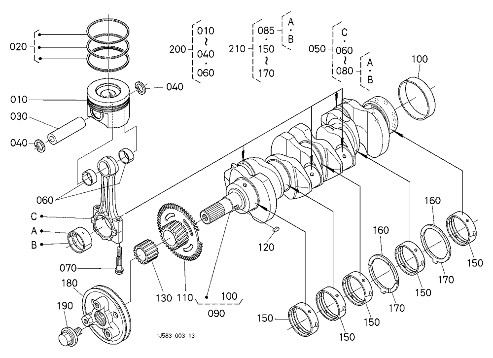 Piston And Crankshaft