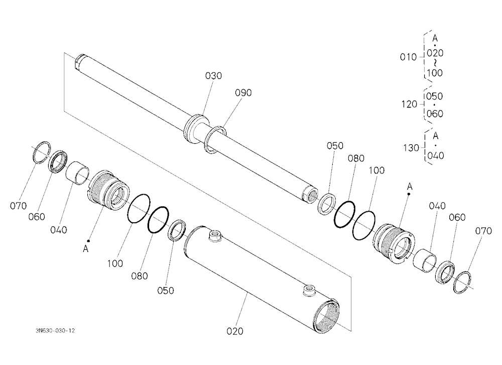 Steering Cylinder [Component Parts]