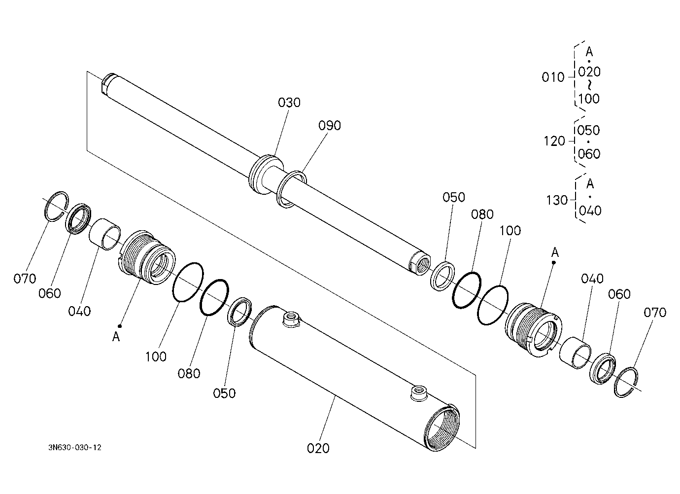 Steering Cylinder [Component Parts]