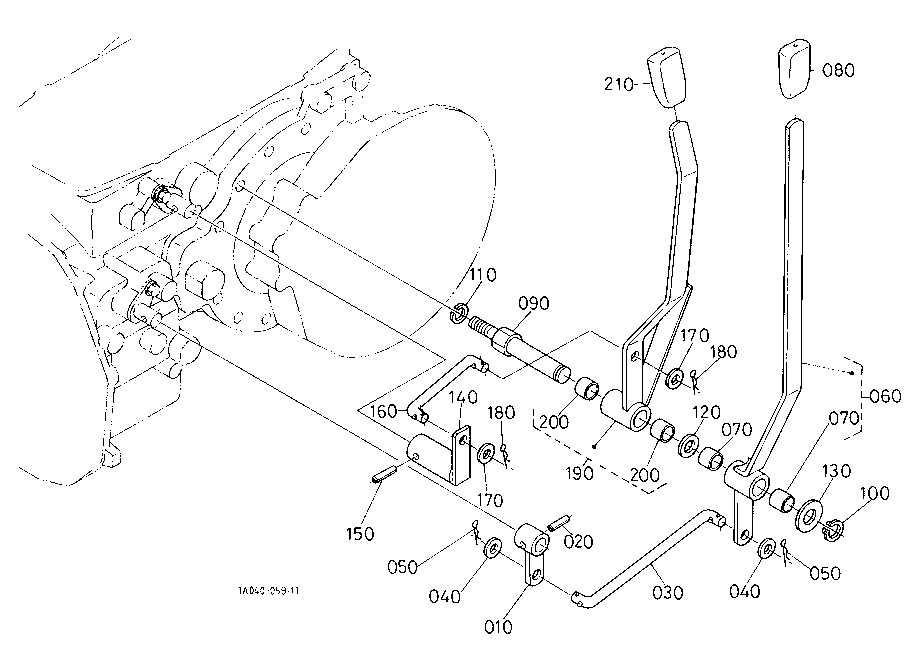 Range Gear Shift Lever/Creep Gear Shift Lever