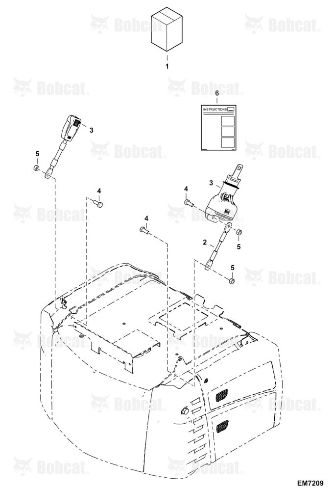 Seat Belt Kit (3" Wide)