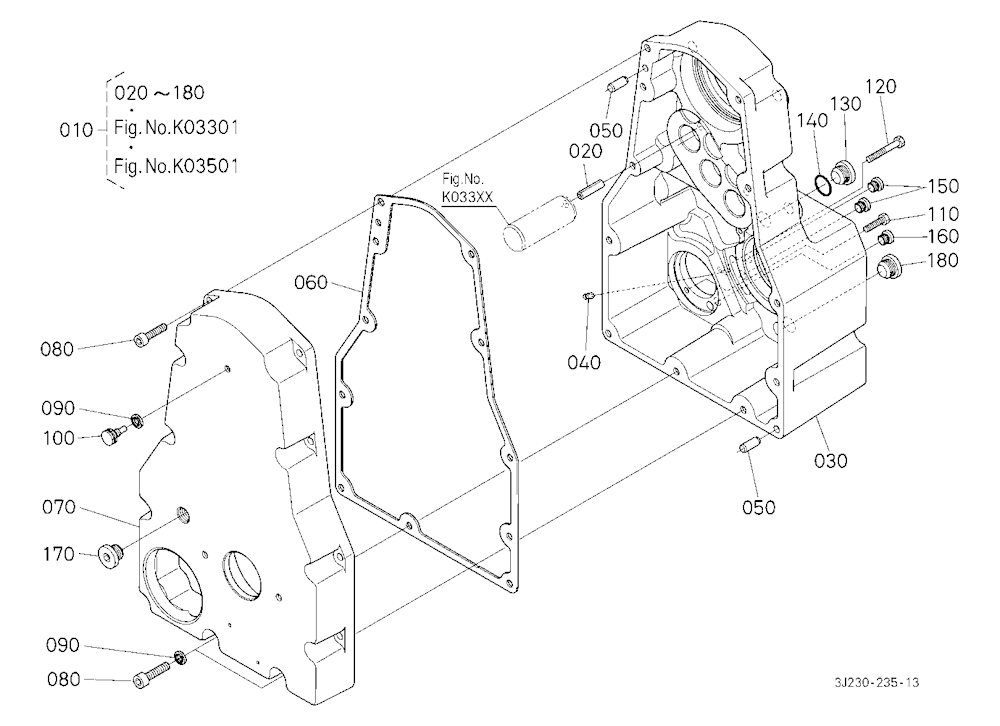 Pto Gear Case 4 (Case) [Component Parts] [With Fro