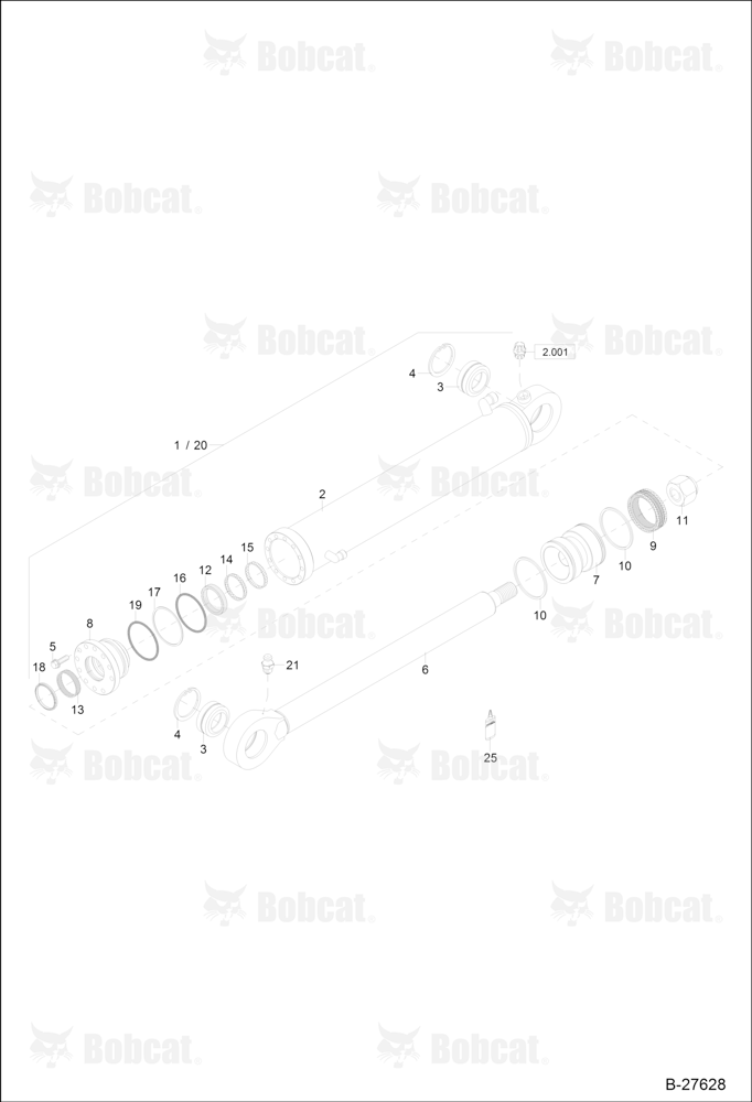 Hydraulic Cylinder - Articulation (Z 115/70)