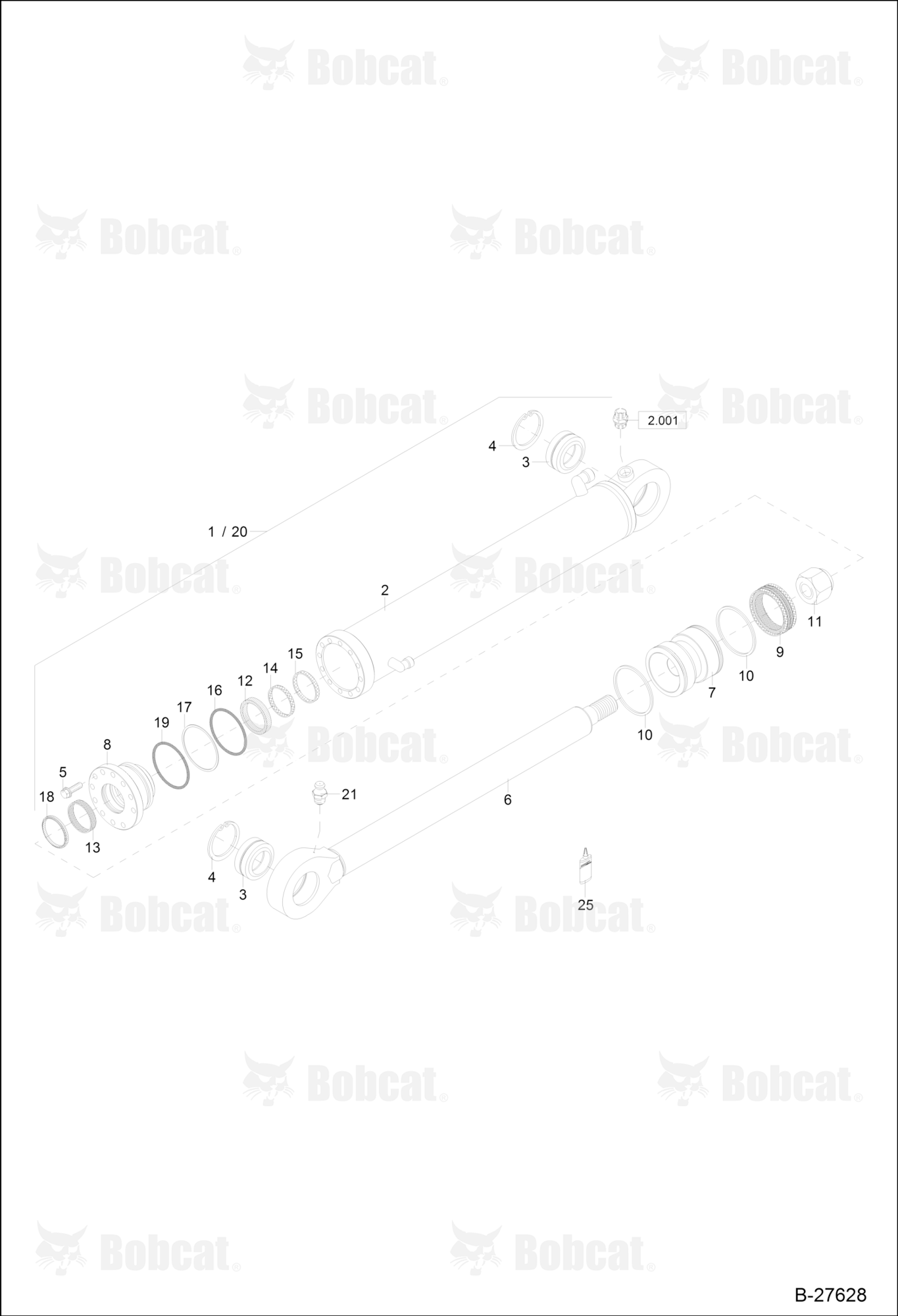 Hydraulic Cylinder - Articulation (Z 115/70)