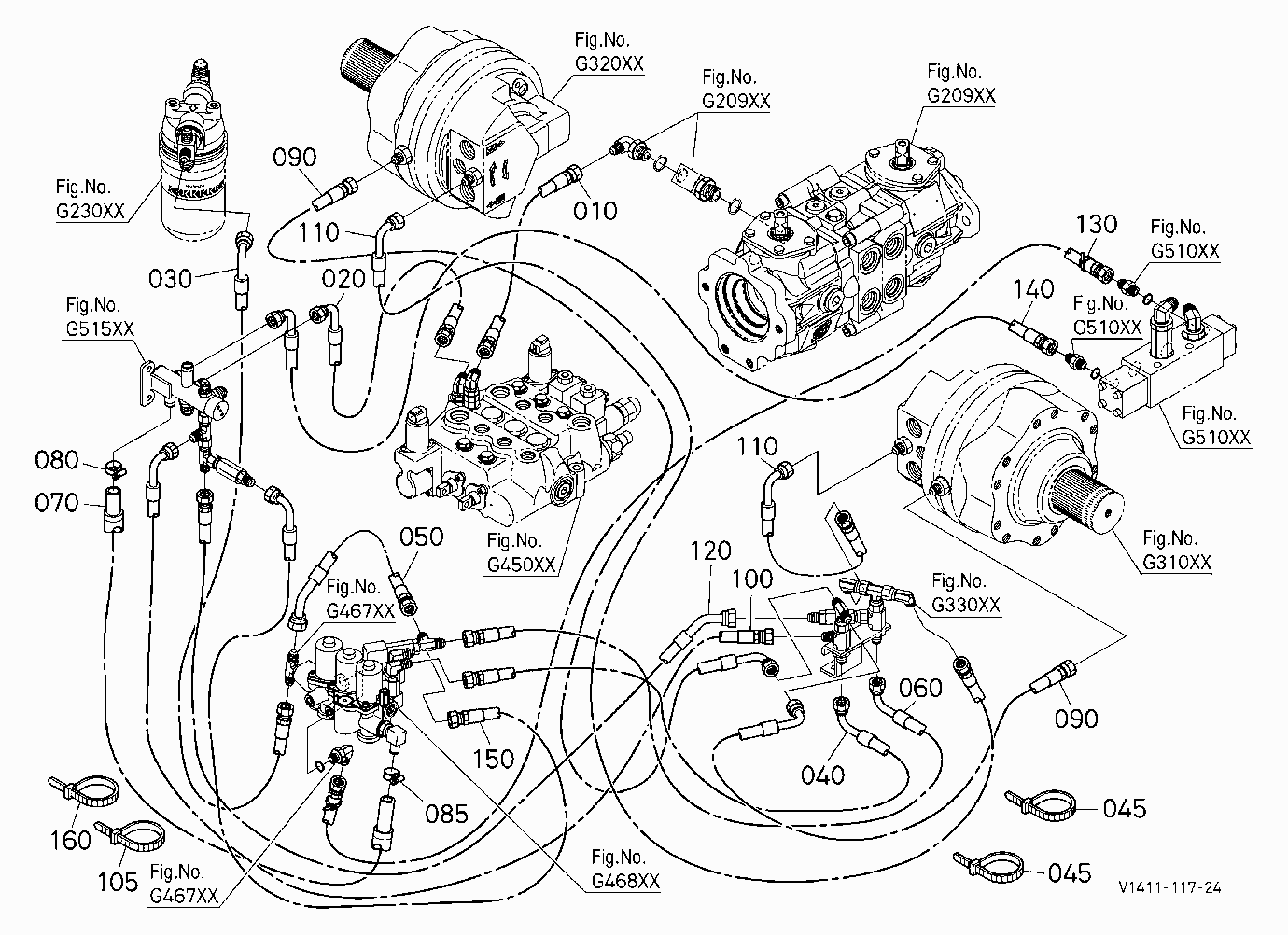OIL PIPING (RETURN) [EXCEPT HIGH FLOW]