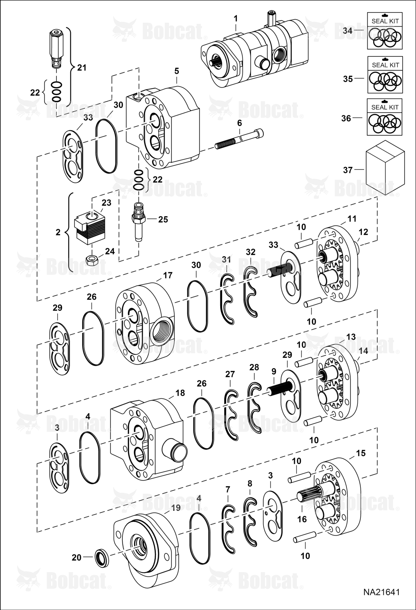 High Flow Hydraulics (Gear Pump) (Model 83072695)