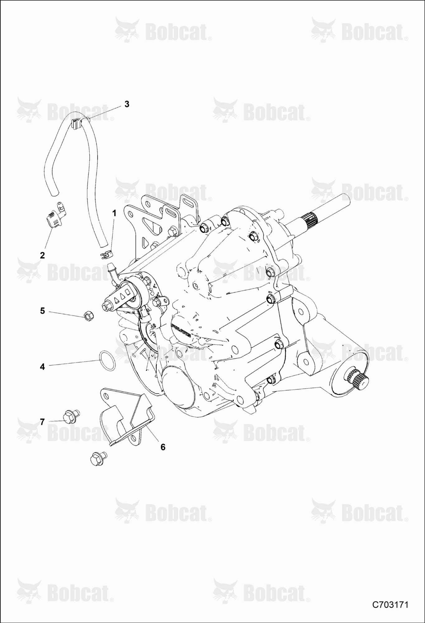 Drive TRAIN, Main GEARCASE, Mounting