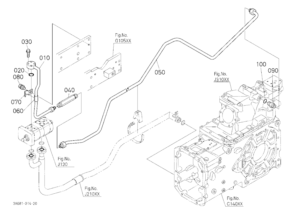 Hydraulic Pipe (Delivery) [Cab Type]
