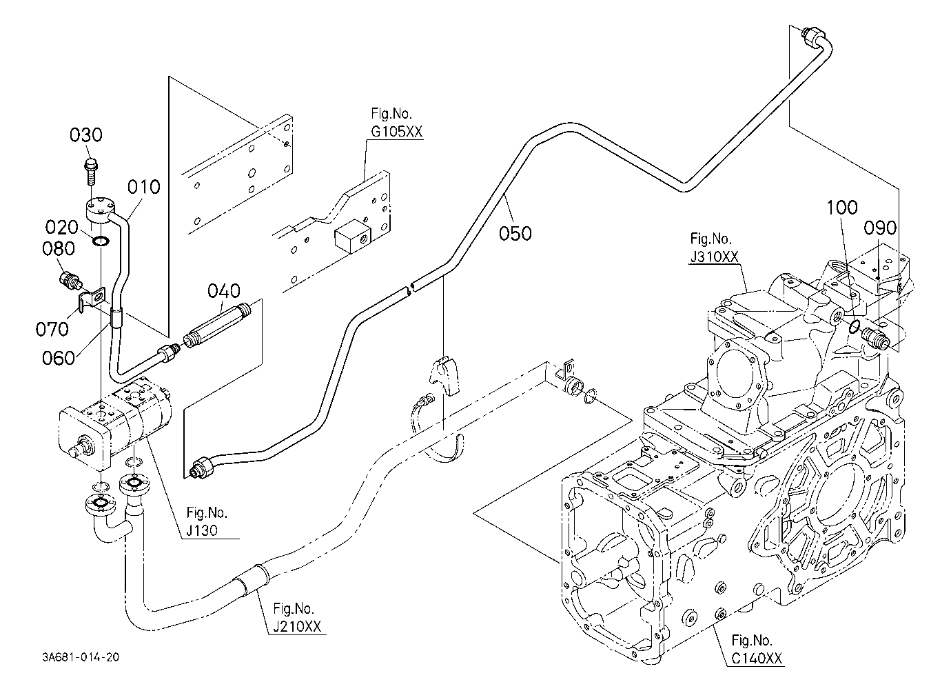 Hydraulic Pipe (Delivery) [Cab Type]