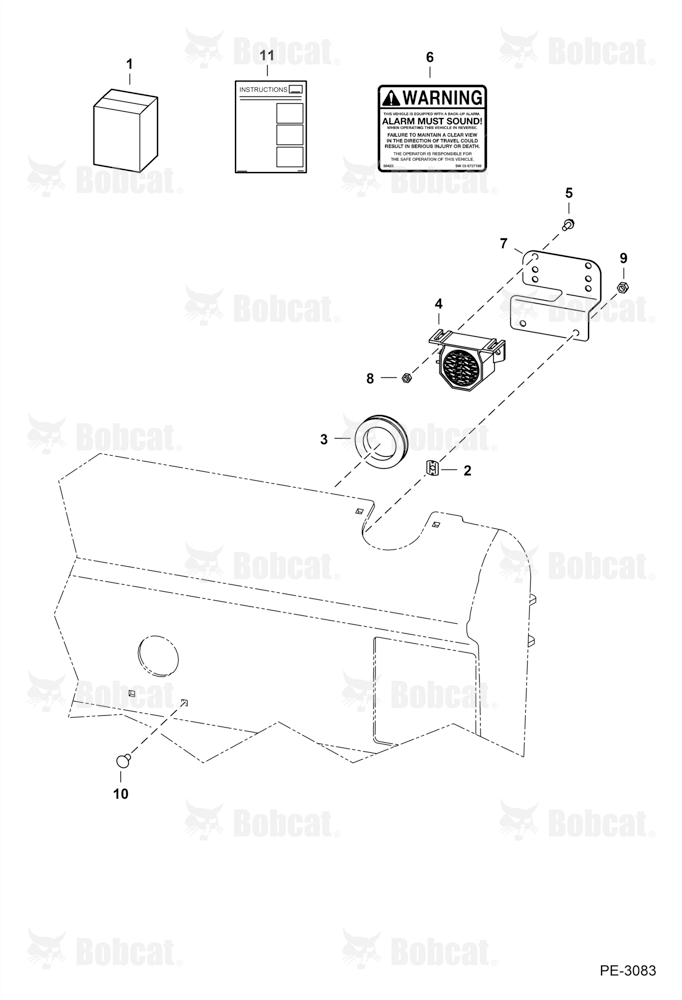 BACK-UP Alarm Kit (Selectable Joystick Controls)
