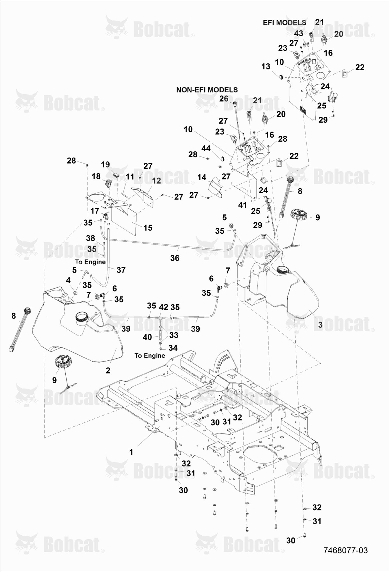 Fuel Tank & Control Panel